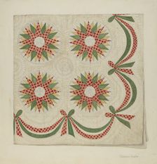 Quilt, c. 1939. Creator: Catherine Fowler