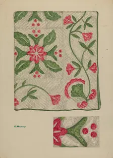 Quilt, c. 1939. Creator: Katherine Hastings