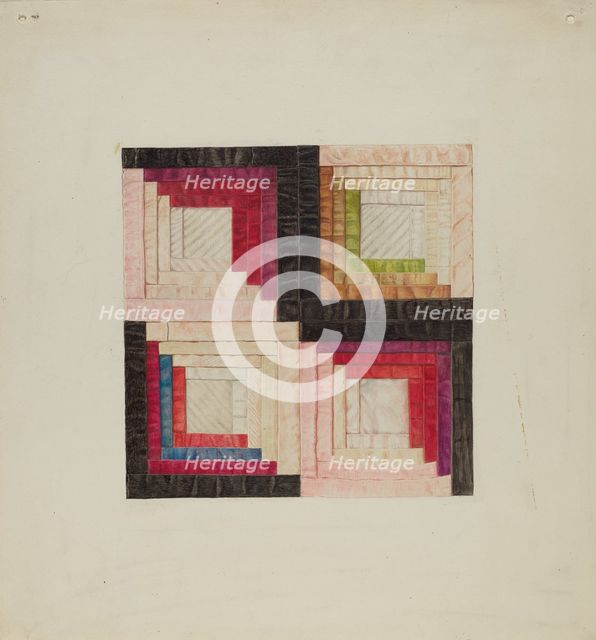 Quilt, c. 1939. Creator: Ralph M. Lewis.