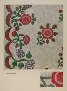 Quilt, c. 1941. Creator: Byron Dingman