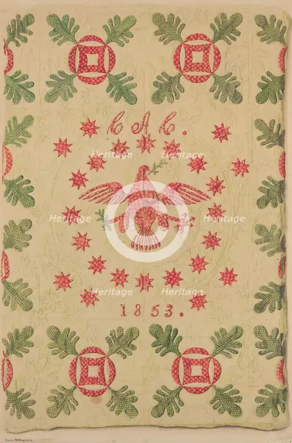 Quilt, c. 1941. Creator: Edith Magnette.