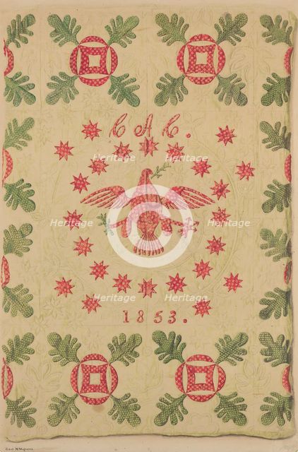 Quilt, c. 1941. Creator: Edith Magnette.