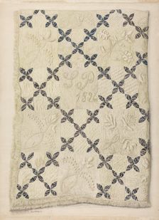 Quilt, c. 1942. Creator: Edith Magnette