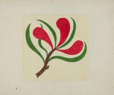 Quilt (One Square), c. 1936. Creator: Cornelius Christoffels