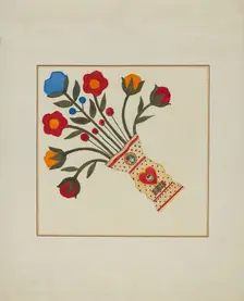Quilt (One Square), c. 1936. Creator: Cornelius Christoffels