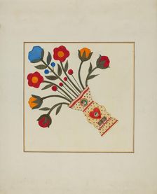 Quilt (One Square), c. 1936. Creator: Cornelius Christoffels