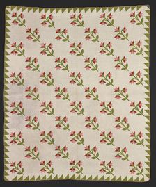Quilt (Lily), about 1850. Creator: Unknown