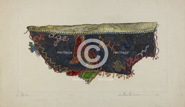 Quilt Section - Patchwork, 1935/1942. Creator: Florence Truelson.