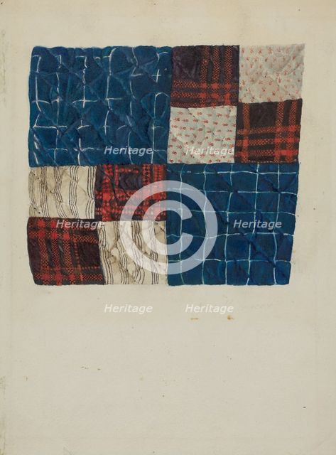 Quilt Square, 1935/1942. Creator: J Dilla.