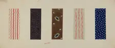 Quilt Patches, 1938. Creator: Charles Moss