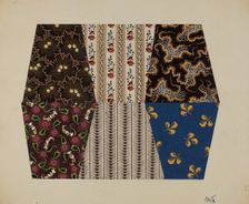 Quilt Patches, c. 1937. Creator: Edward White