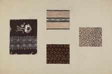 Quilt Patches, c. 1938. Creator: Katherine Hastings