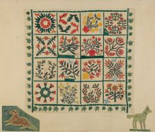Quilt Top, 1935/1942. Creator: Suzanne Roy