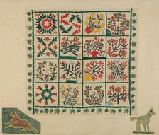 Quilt Top, 1935/1942. Creator: Suzanne Roy