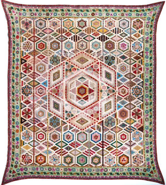 Quilt Top (Mosaic), 1825-1850. Creator: Unknown.