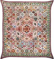 Quilt Top (Mosaic), 1825-1850. Creator: Unknown