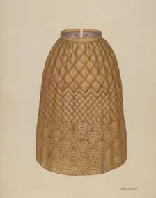 Quilted Petticoat, c. 1938. Creator: Rex F Bush