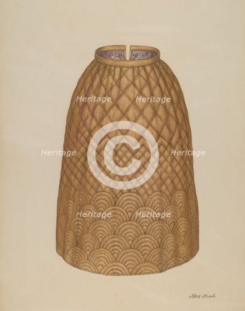 Quilted Petticoat, c. 1938. Creator: Rex F Bush.