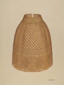 Quilted Petticoat, c. 1938. Creator: Rex F Bush