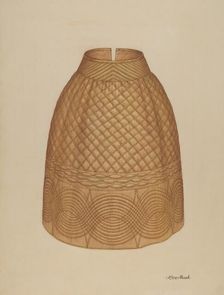 Quilted Petticoat, c. 1938. Creator: Rex F Bush