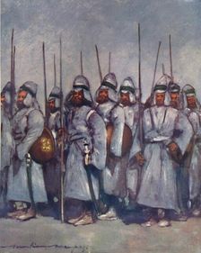 Quilted Soldiers of Kishengarh 1903. Artist: Mortimer L Menpes