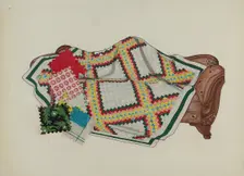 Quilts - Pieced, 1935/1942. Creator: Unknown