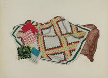 Quilts - Pieced, 1935/1942. Creator: Unknown