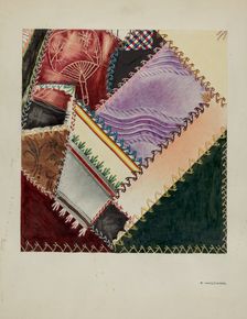 Quilts, Pieced, 1935/1942. Creator: Florence Hastings