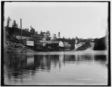 Quinneseo [sic] Falls, Mich., between 1880 and 1899. Creator: Unknown