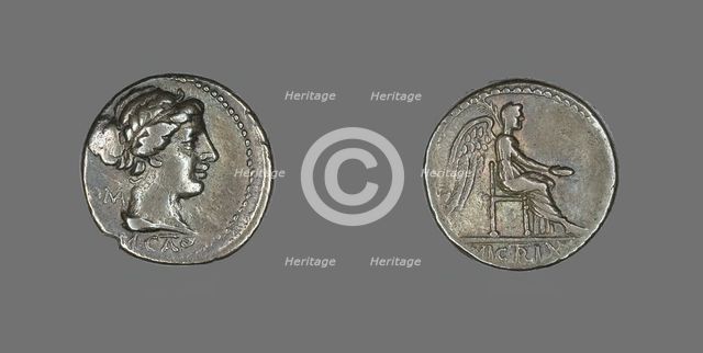 Quinarius (Coin) Depicting Liberty, 89 BCE. Creator: Unknown.
