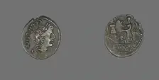 Quinarius (Coin) Depicting the God Apollo, about 97 BCE. Creator: Unknown