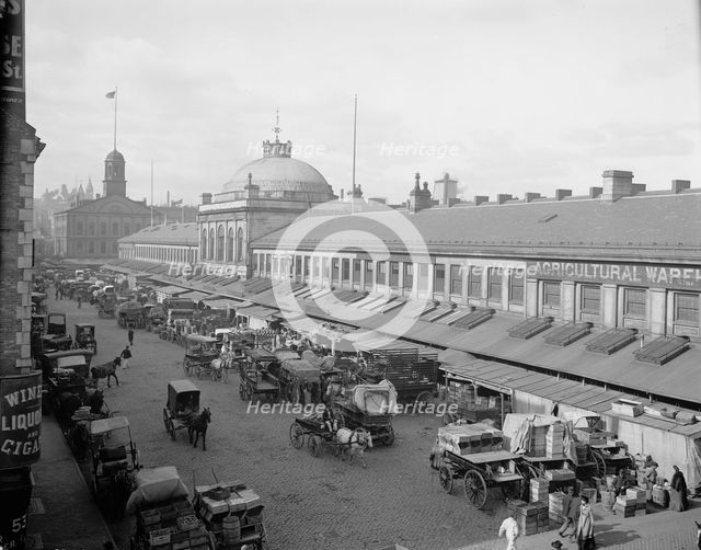 Quincy Market, Boston, Mass., c1904. Creator: Unknown.