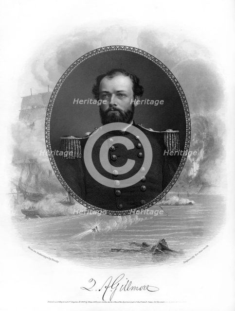 Quincy Adams Gillmore, American Union major-general, 1862-1867.Artist: Brady