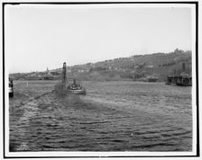 Quincy Hill and smelters, Hancock, Mich., c1906. Creator: Unknown