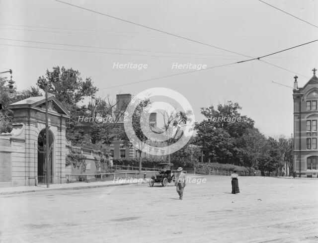 Quincy Square, Cambridge, Mass., between 1900 and 1920. Creator: Unknown.