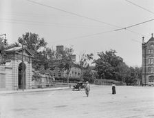 Quincy Square, Cambridge, Mass., between 1900 and 1920. Creator: Unknown