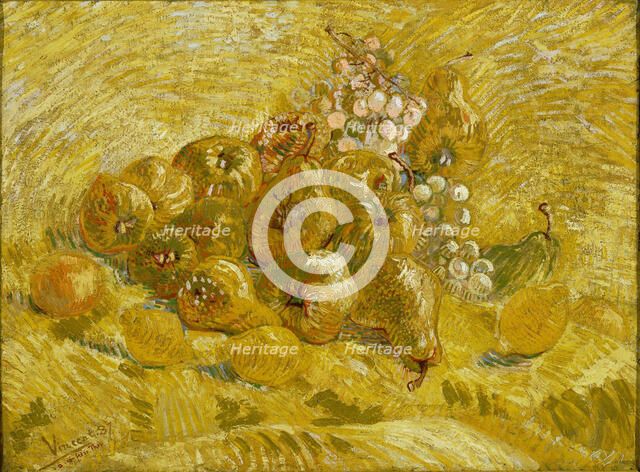Quinces, lemons, pears and grapes, 1887-1888. Artist: Gogh, Vincent, van (1853-1890)