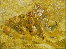 Quinces, lemons, pears and grapes, 1887-1888. Artist: Gogh, Vincent, van (1853-1890)