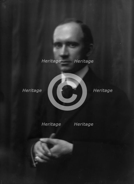 Quistgaard, J. von R., portrait photograph, 1912 Nov. 25. Creator: Arnold Genthe.