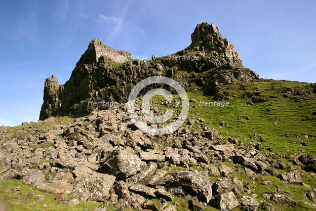 Quiraing, Isle of Skye, Highland, Scotland.