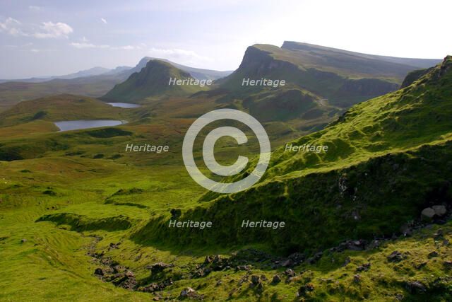 Quiraing, Isle of Skye, Highland, Scotland.