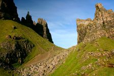 Quiraing, Isle of Skye, Highland, Scotland. Creator: Peter Thompson