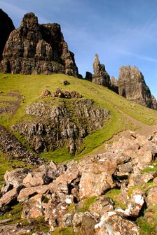 Quiraing, Isle of Skye, Highland, Scotland. Creator: Peter Thompson