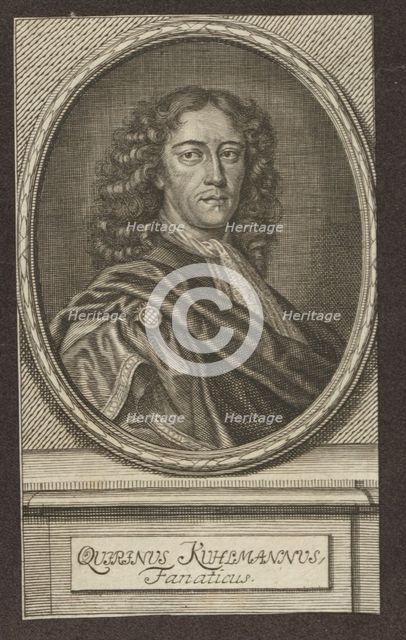 Quirinus Kuhlmann (1651-1689). Artist: Mentzel (Menzel), Johann Georg (1677-1743)