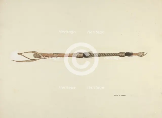 Quirt, c. 1939. Creator: Flora G. Guerra.