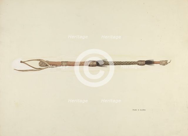 Quirt, c. 1939. Creator: Flora G. Guerra.