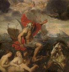 Quos Ego - Neptune Calming the Tempest, c1630s. Creator: Peter Paul Rubens