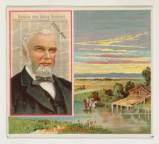 R. T. Van Horn, Kansas City Daily Journal, from the American Editors series (N35) for Alle..., 1887. Creator: Allen & Ginter
