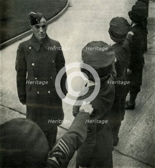 'R.A.F. Sergeant Drills Airwomen', c1943. Creator: Cecil Beaton.