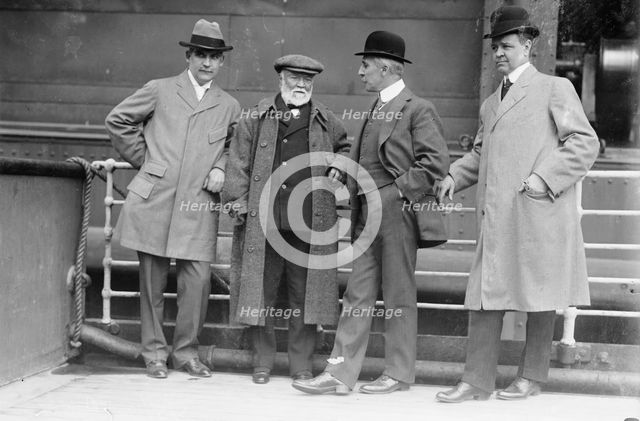 R.A. Franks, A. Carnegie, W.B. Dickson, 1910. Creator: Bain News Service.